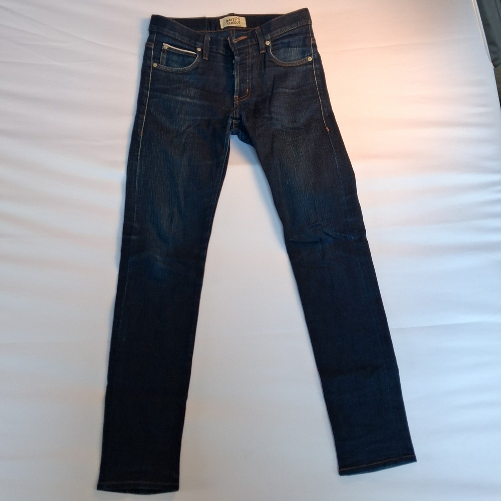 Naked & Famous jeans Men's 32, high-quality Japanese selvedge denim